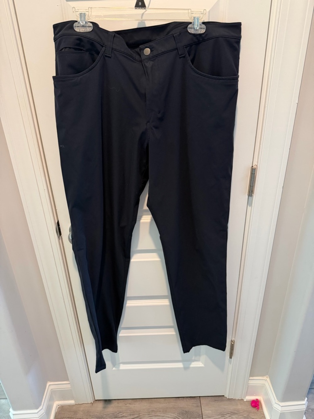 Men's Black Stretch Casual Pants